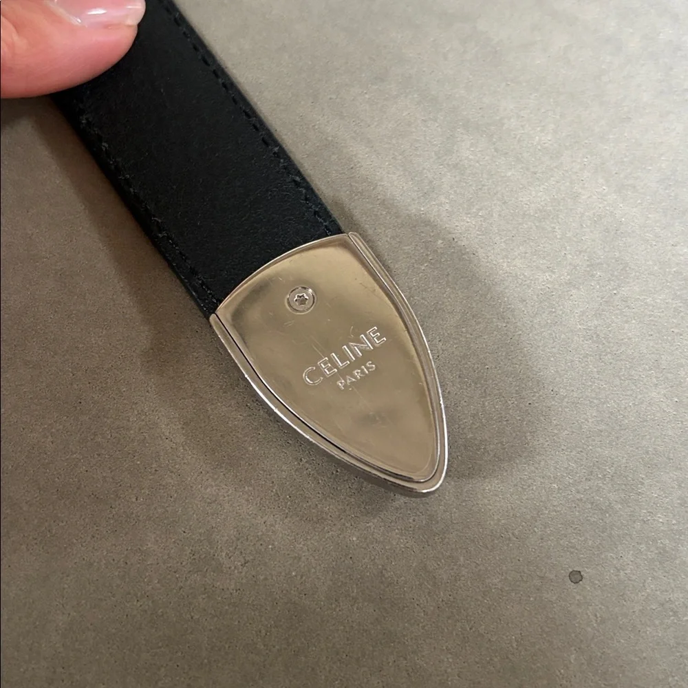 CELINE Western belt 25mm size 80 - Picture 7 of 8